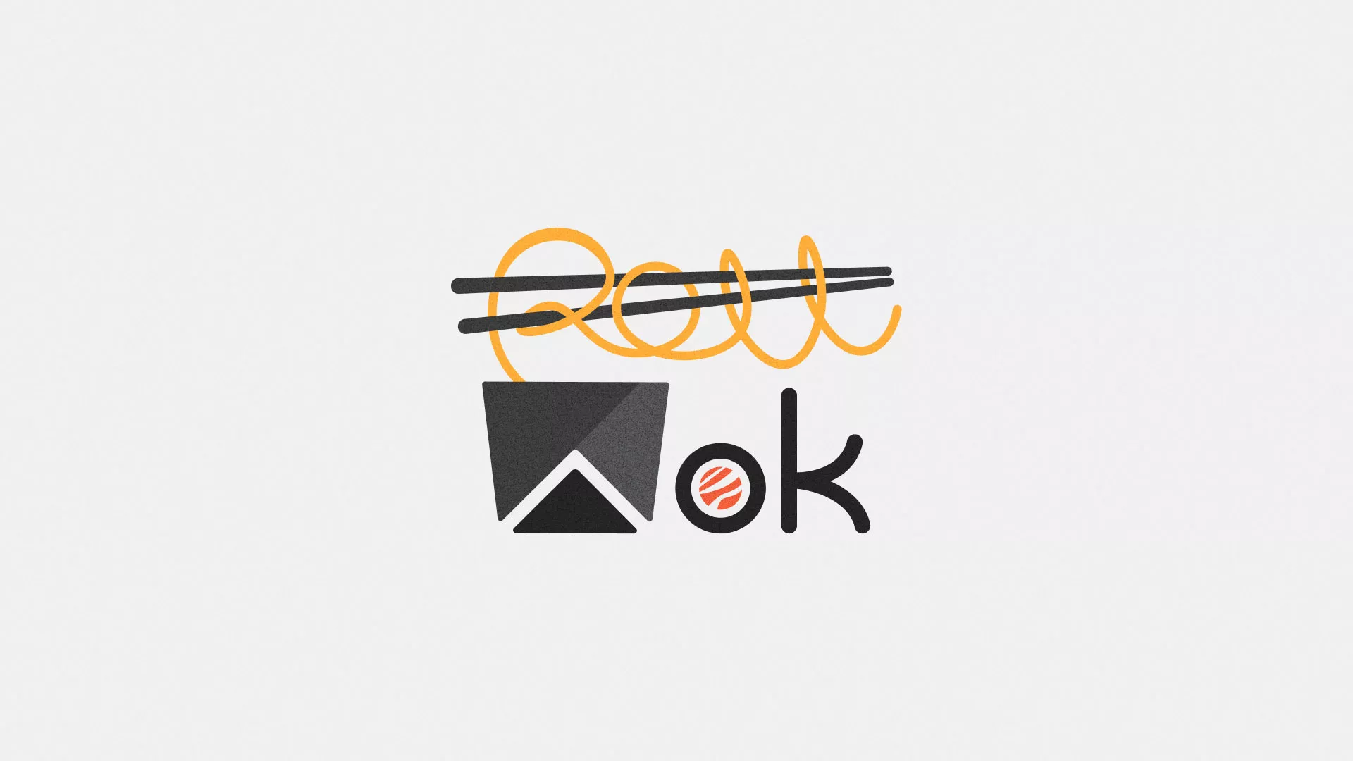 Разработка логотипа в Советске для суши-бара «Roll Wok Club» Разработка логотипа в Советске для суши-бара «Roll Wok Club»